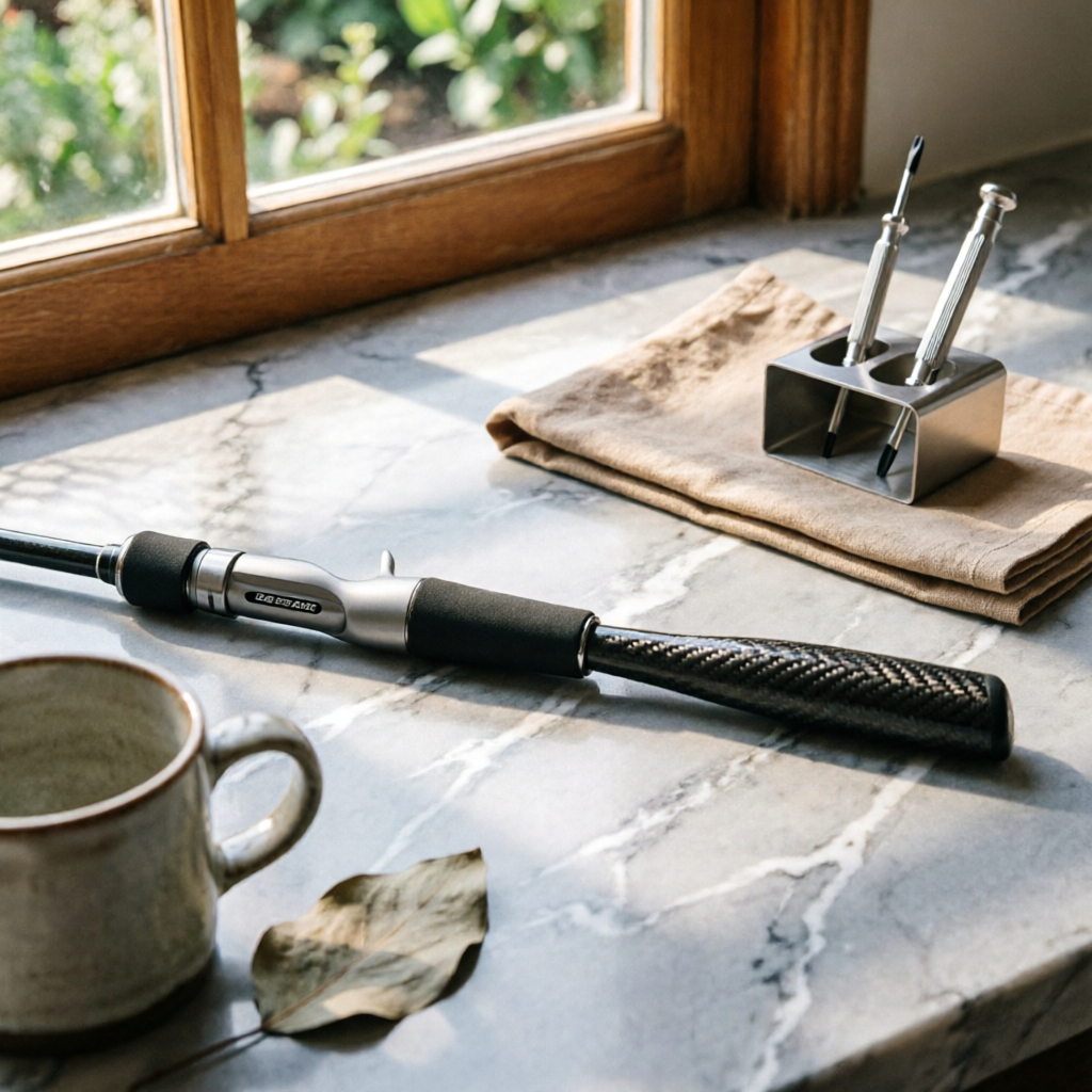 Fishing Rod Carbon Fiber - Integrated Rod Handle Woven Finish Carbon