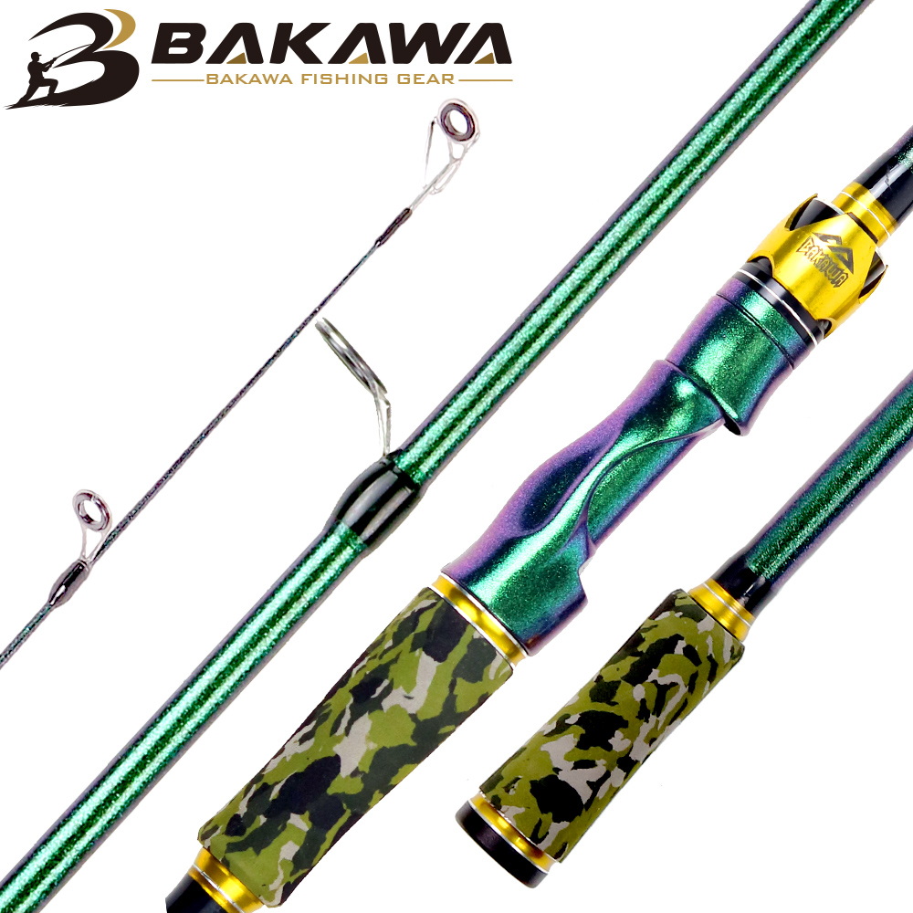 Fishing Rod Surf - BAKAWA 4 Section Portable Fishing Rod
