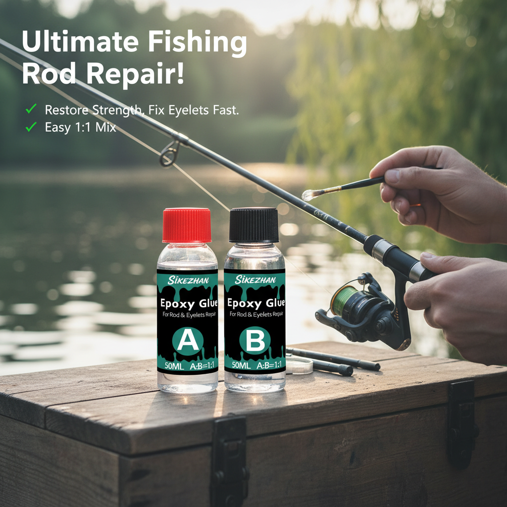 Fishing Rod Building Kit - AB Epoxy 1:1 for Fishing Rod