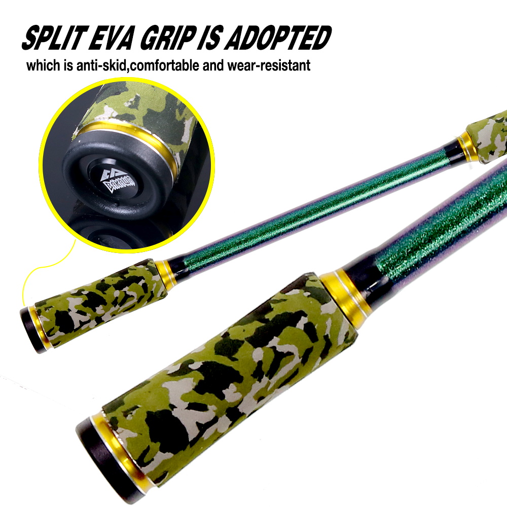 BAKAWA 4 Section Portable Fish - đánh giá và giá Fishing Rod Surf