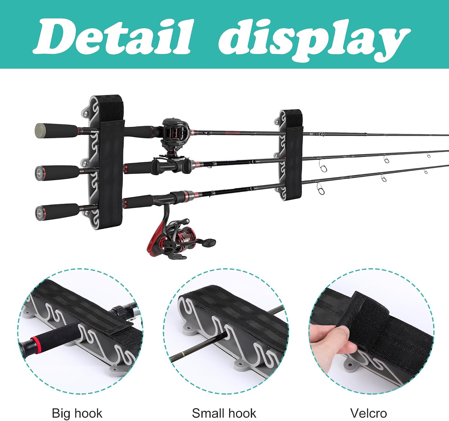 RunNico 2 pack Boating Vertica - đánh giá và giá Fishing Rod Rack