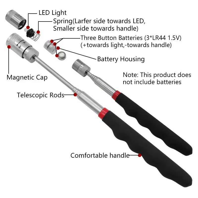 Telescopic Magnetic Pen with L - đánh giá và giá Fishing Rod Telescopic