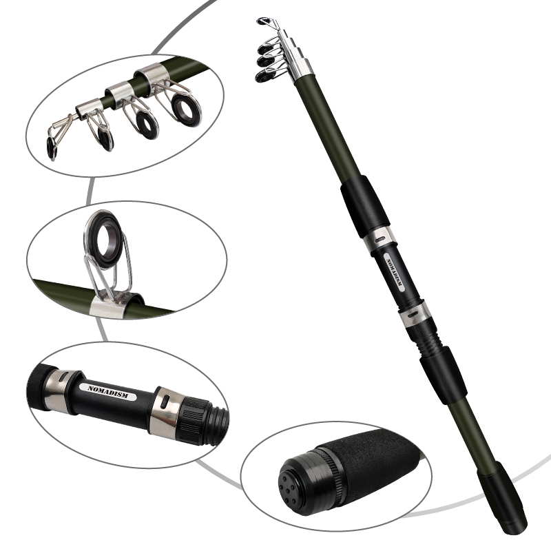 1.65m Super Lightweight Carbon - đánh giá và giá Fishing Rod Combo
