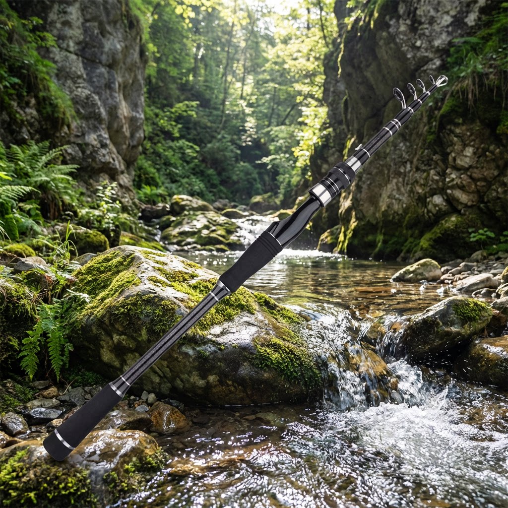 /Portable /Telescopic /Fishing - đánh giá và giá Fishing Rod Carbon Fiber