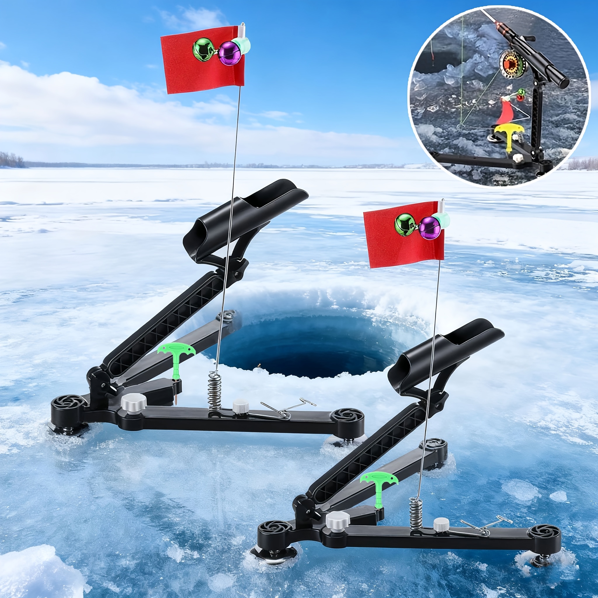 Foldable Ice Fishing Rod Holde - đánh giá và giá Fishing Rod Ice