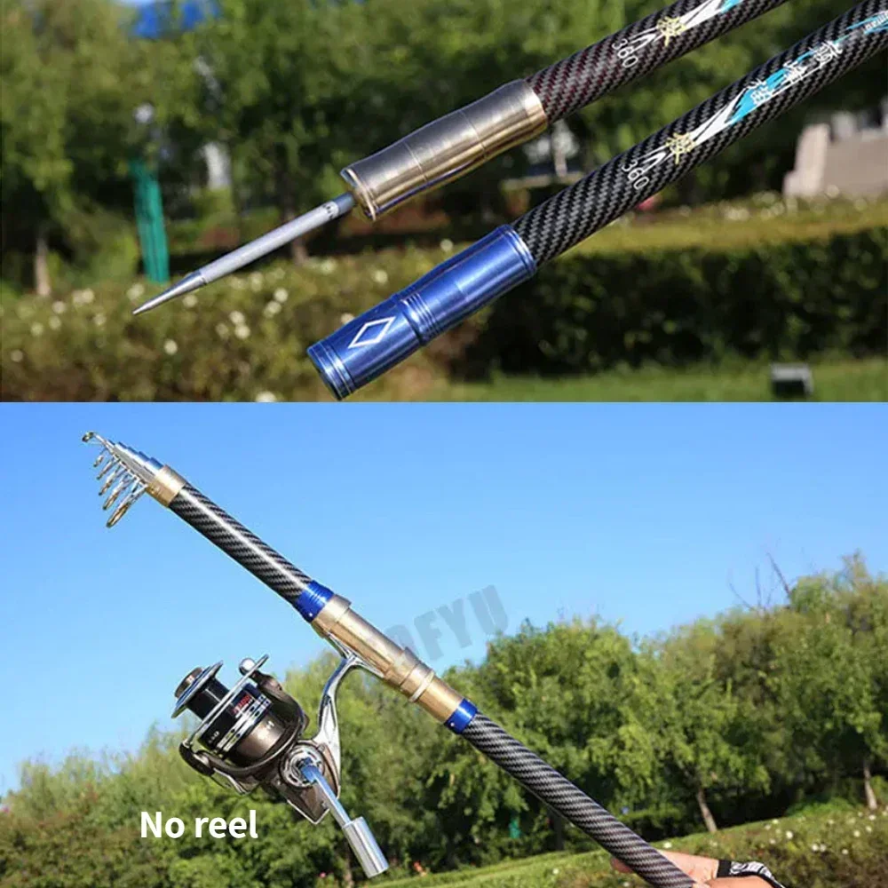 Best Telescopic Portable Rotar - đánh giá và giá Fishing Rod Surf