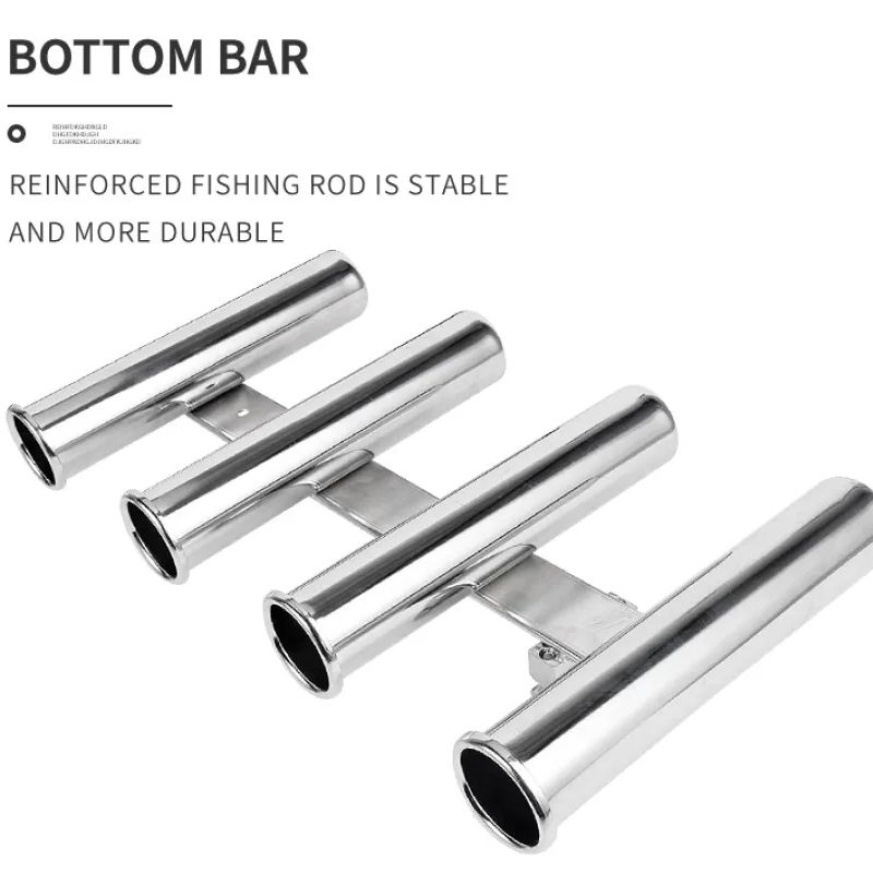 Stainless Steel 4 Tubes Rod ho - đánh giá và giá Fishing Rod Rack