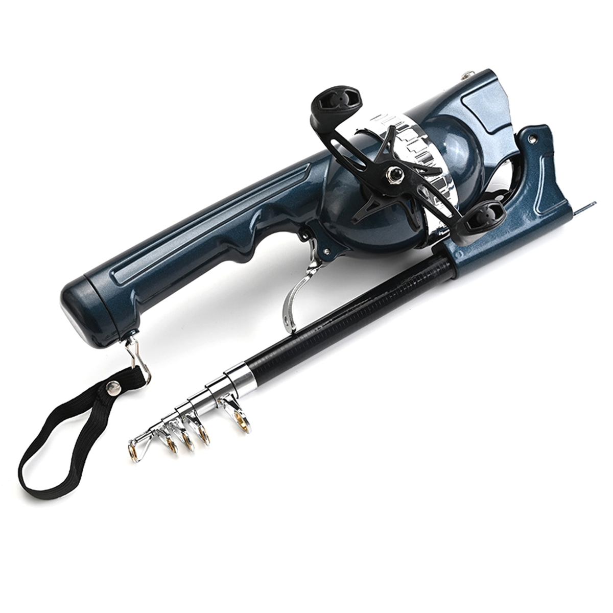 X59A_Portable Folding Fishing  - đánh giá và giá Fishing Rod Telescopic