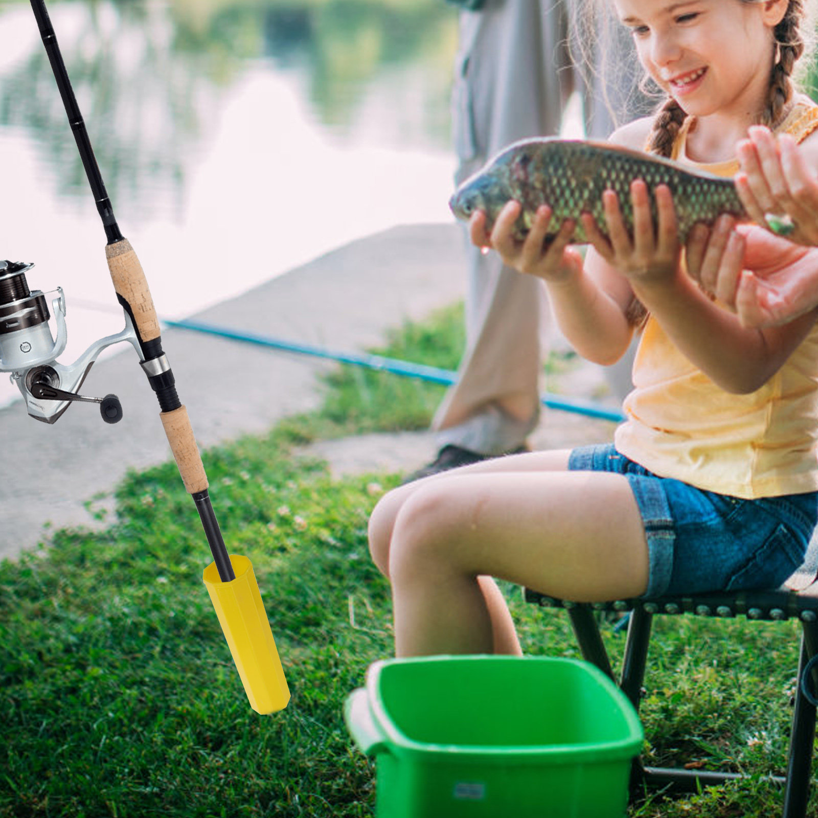 2Pcs Fishing Rod Socket St Ban - đánh giá và giá Fishing Rod Casting