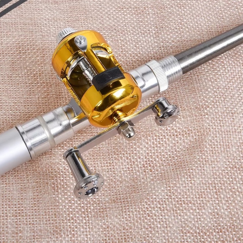 Mini portable steel pen fishin - đánh giá và giá Fishing Rod Case