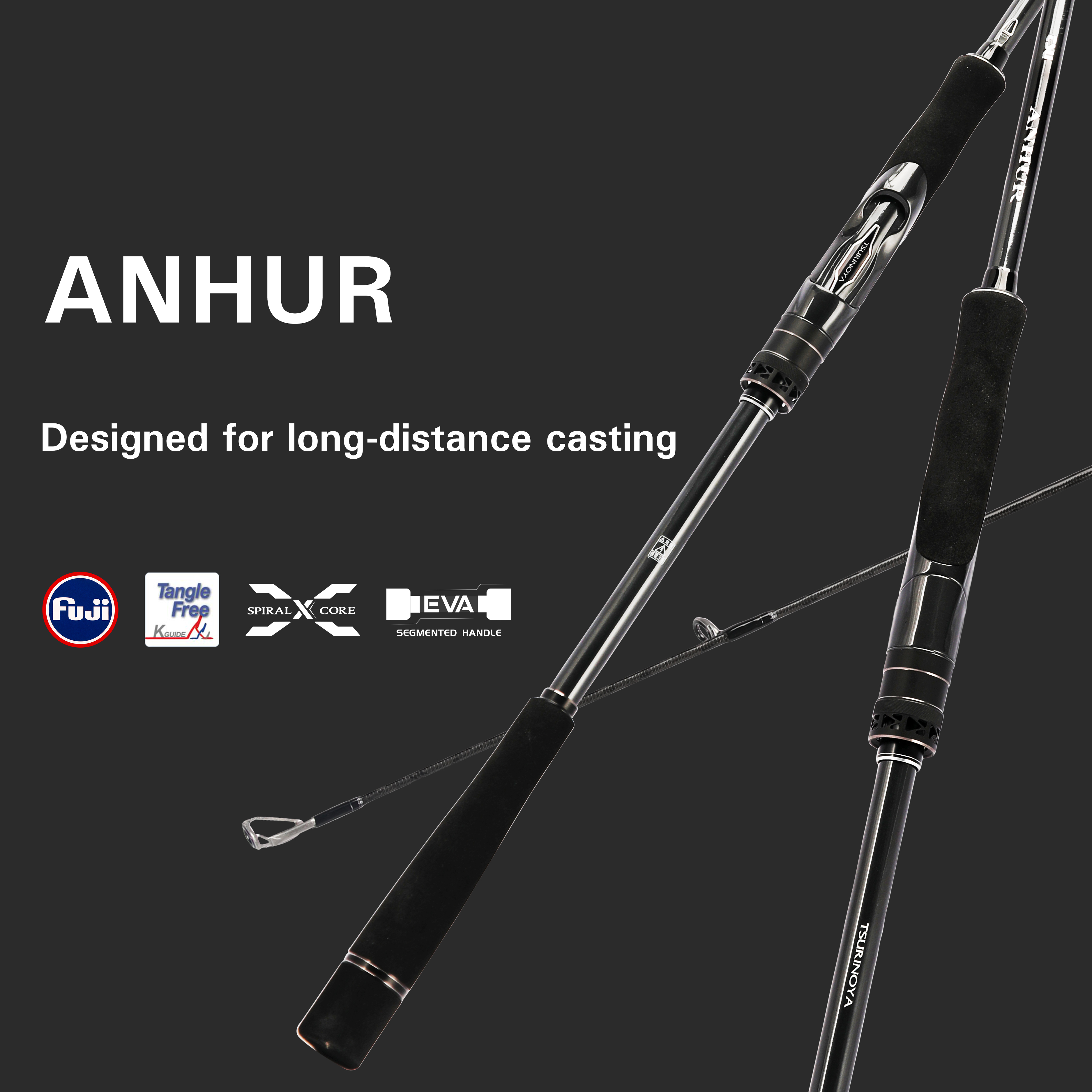 TSURINOYA ANHUR 2.4m 2.59m 2.7 - đánh giá và giá Fishing Rod Surf